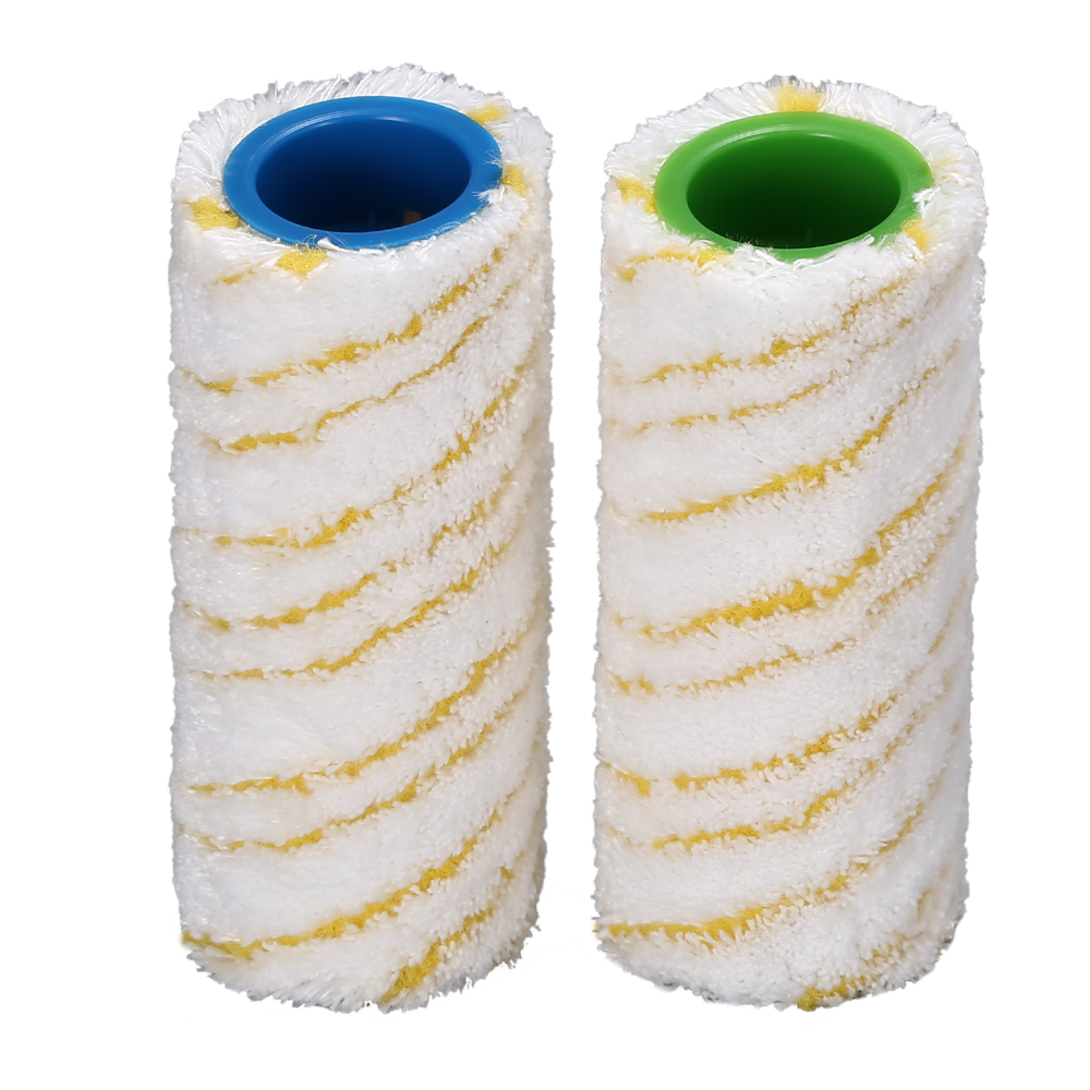 High quality Replacement Microfiber Roller Brush Set For Karcher FC3 FC5 FC7 Floor Cleaner 2.055-006.0